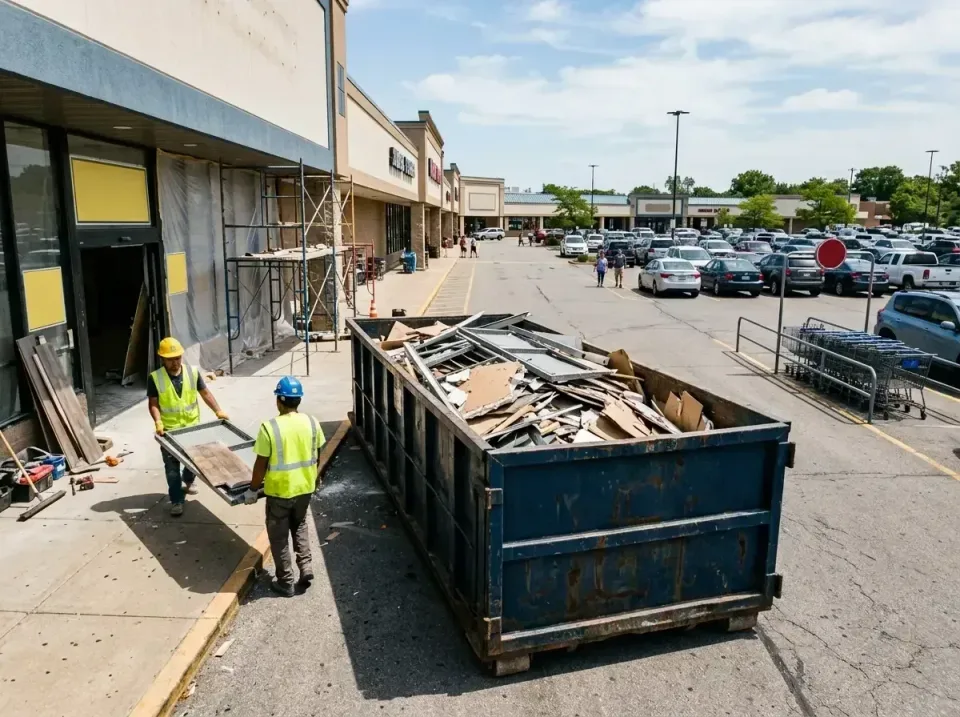 retail-store-renovation-debris-003 — frequently asked questions, Roll-off Dumpster Rentals in Penitas, TX